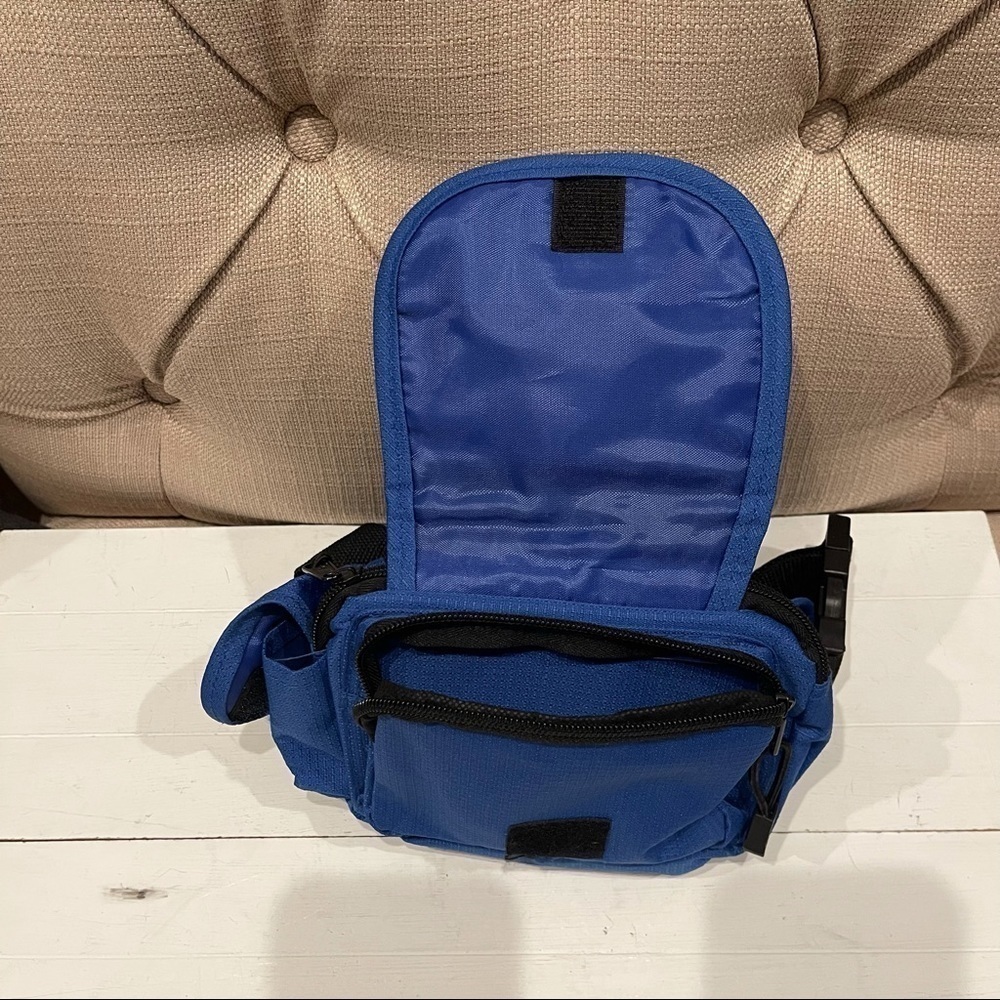 𝅺fanny Pack, 3 Zippered Compartments Adjustable Waist Sport Fanny Pack Bag - Picture 3 of 10